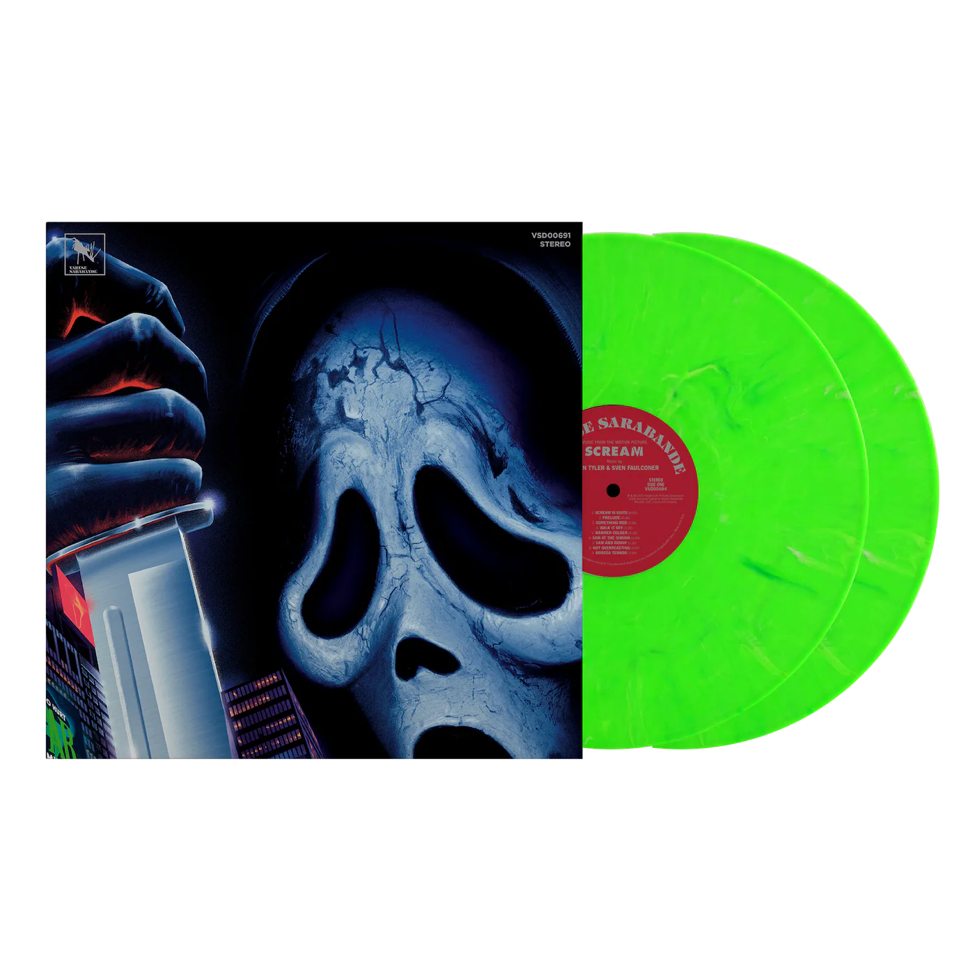SCREAM VI  STAB GREEN 2 LP-BRIAN TYLER & SVEN FAULCON