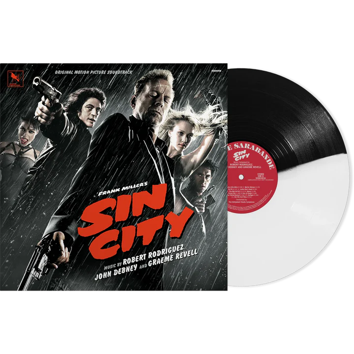 SIN CITY -BLACK AND WHITE LP-GRAEME REVELL,JOHN DEBNEY& ROBERT RODRIGUEZ