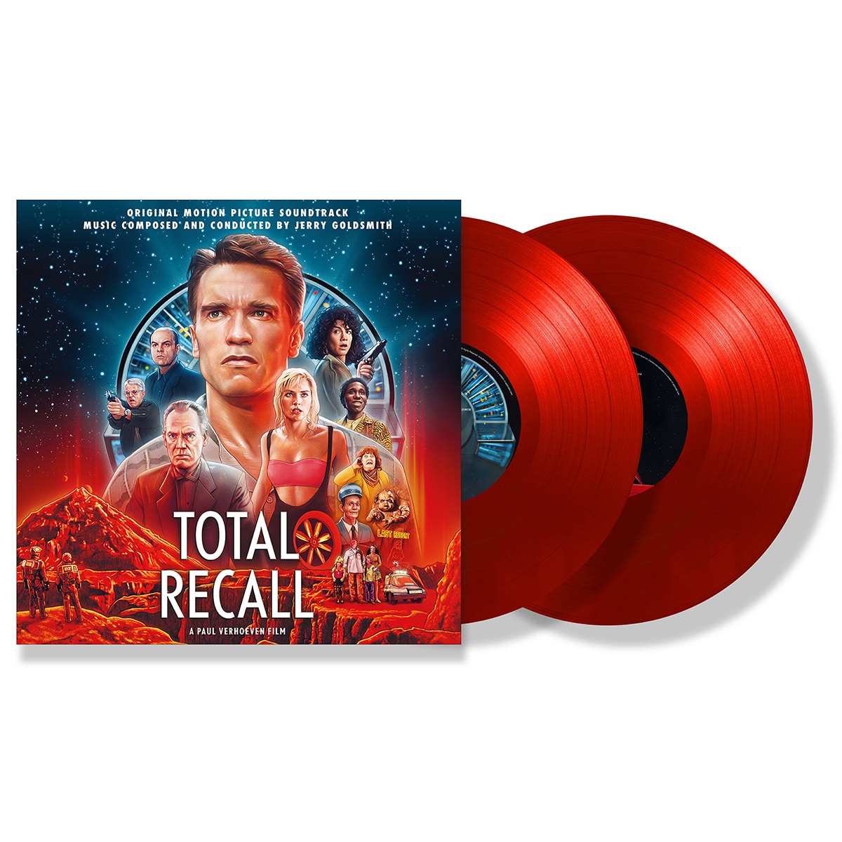 TOTAL RECALL 2LP RED VINYL JERRY GOLDSMITH