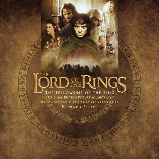 OST LORD OF THE RINGS FELLOWSHIP OF THE RING PALANTIR CLEAR VINYL