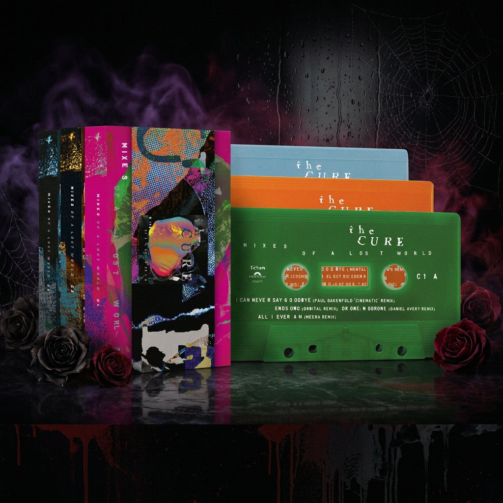 CASSETTE -THE CURE-MIXES OF A LOST WORLD-3 TAPE COLOR