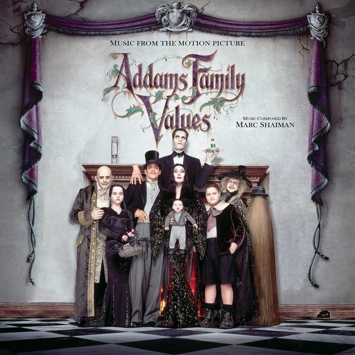 ADDAMS FAMILY VALUES-MARC SHAIMAN-VINYL COLOR