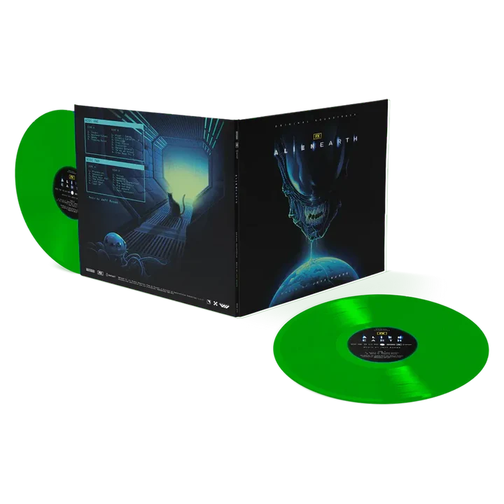 ALIEN EARTH JEFF RUSSO-VINYL SOUNDTRACK COLLECTOR GREEN ACID BLOOD