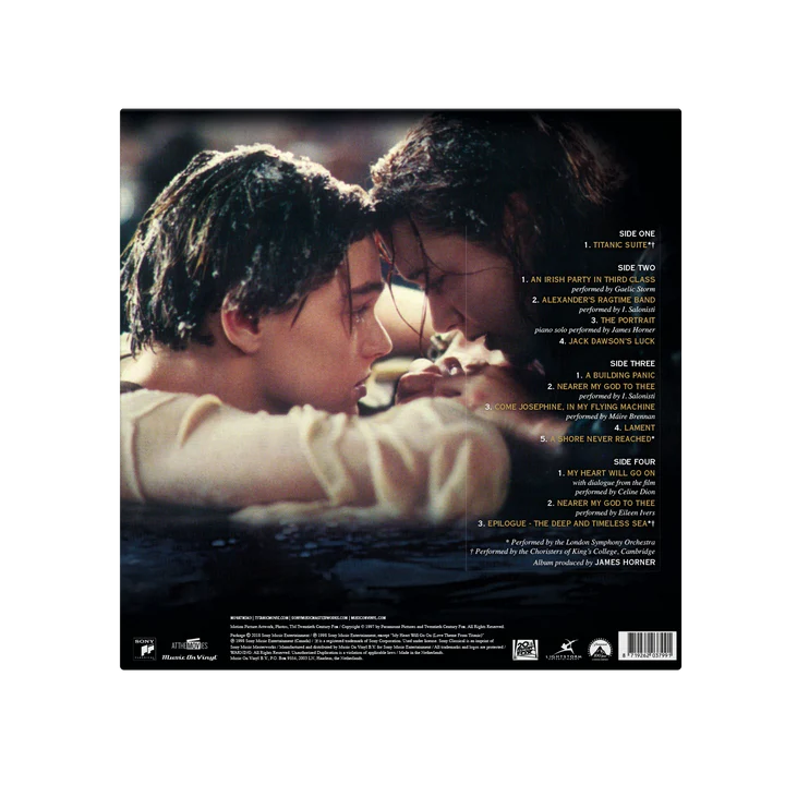 BACK TO TITANIC-JAMES HORNER-VINYL VIOLET