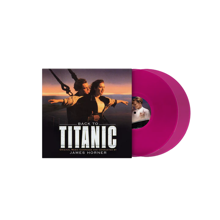 BACK TO TITANIC-JAMES HORNER-VINYL VIOLET
