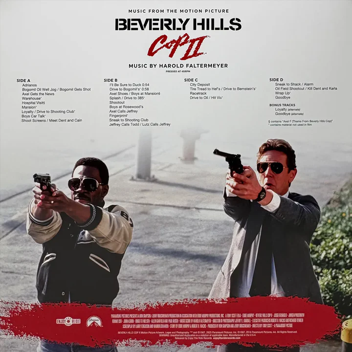 BEVERLY HILLS COP 2-INTERNATIONAL EXCLUSIVE SPLATTER VINYL