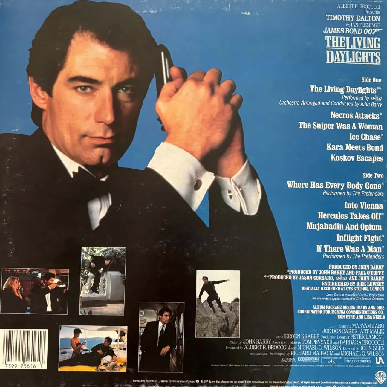 THE LIVING DAYLIGHTS-ORIGINAL MOTION PICTURE SOUNTRACK-JOHN BARRY