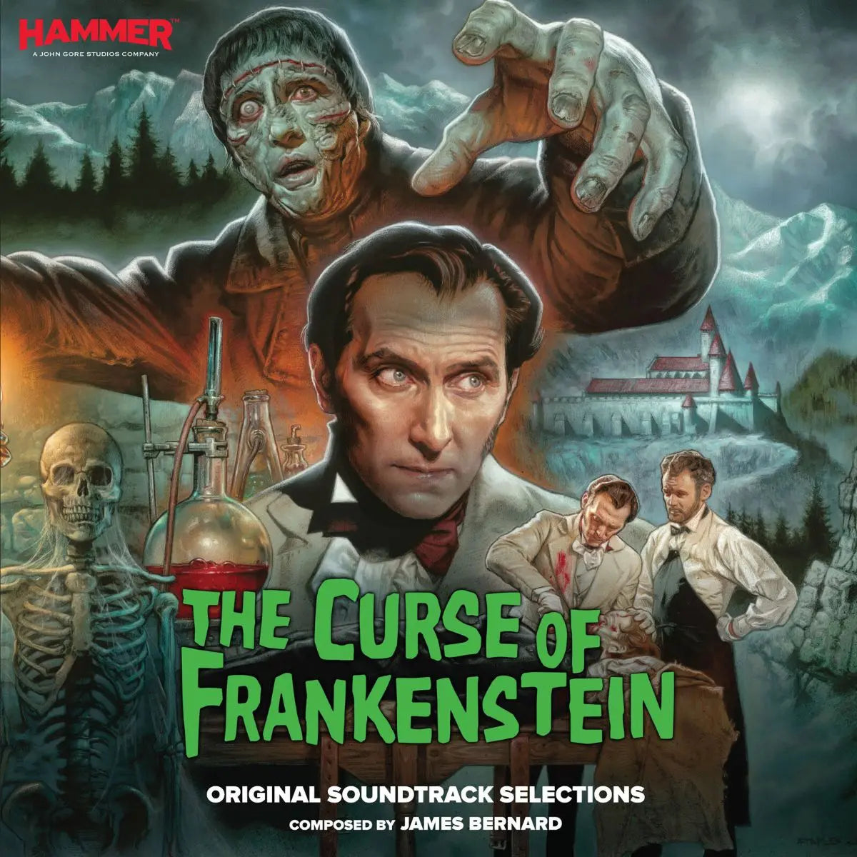 CURSE OF FRANKENSTEIN:HAMMER HORROR 7"VINYL-GREEN COLOR EDITION