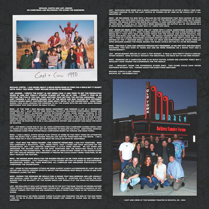 DARKNESS-VINYL SOUNDTRACK-SPLATTER