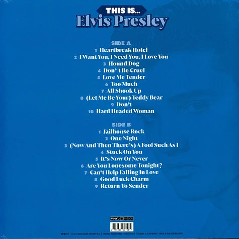 THIS IS ELVIS -VINYL COLOR