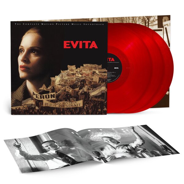 MADONNA-EVITA:THE COMPLETE MOTION PICTURE SOUNDTRACK-3LP RED