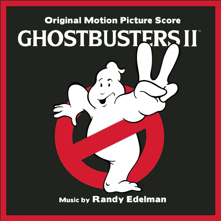 GHOSTBUSTERS 2- RANDY EDELMAN- VINYL SOUNTRACK SLIM COLOR PINK
