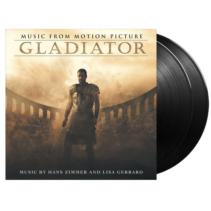 GLADIATOR- HANS ZIMMER-2 LP BLACK