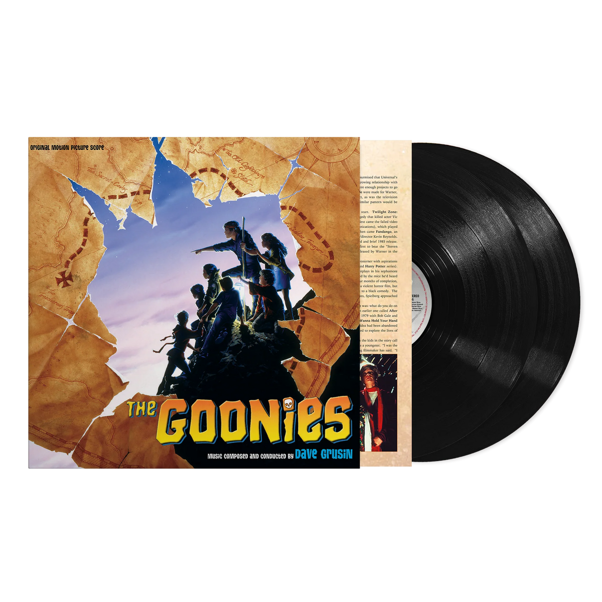 THE GOONIES-ORIGINAL MOTION PICTURE SCORE-2LP-DAVE  GRUSIN