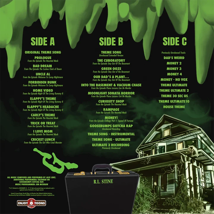 GOOSEBUMPS ORIGINAL TELEVISION SOUNDTRACK-2LP RED