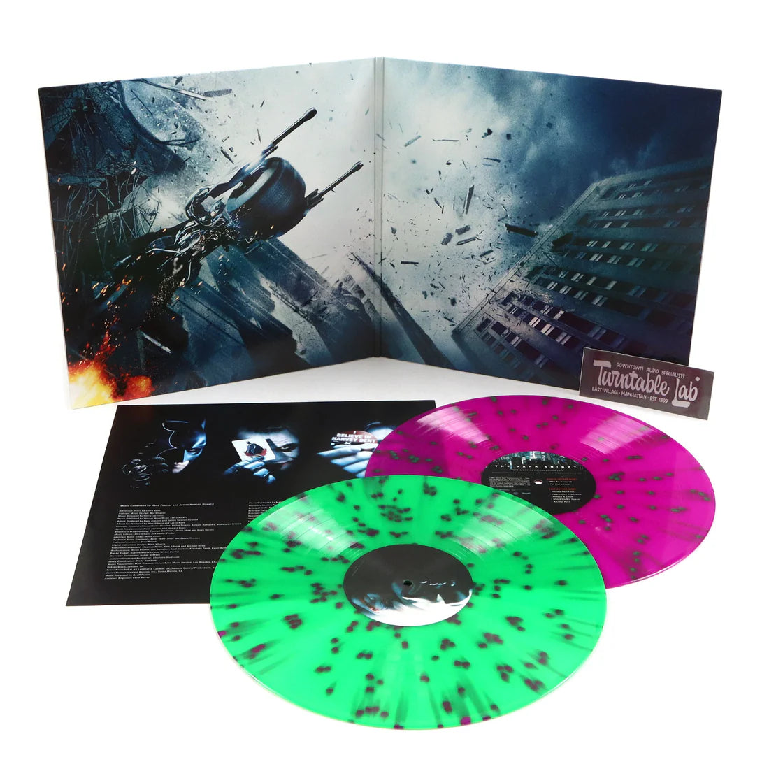 THE DARK KNIGHT -PURPLE AND GREEN VINYL-HANS ZIMMER & JAMES NEXTON HOWARD