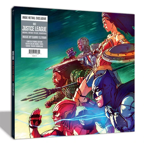 JUSTICE LEAGUE-SOUNDTRACK-VINYL SILVER EDITION-DANNY ELFMAN