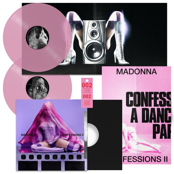 MADONNA CONFESSIONS II -TRANSLUCENT PINK 2 LP