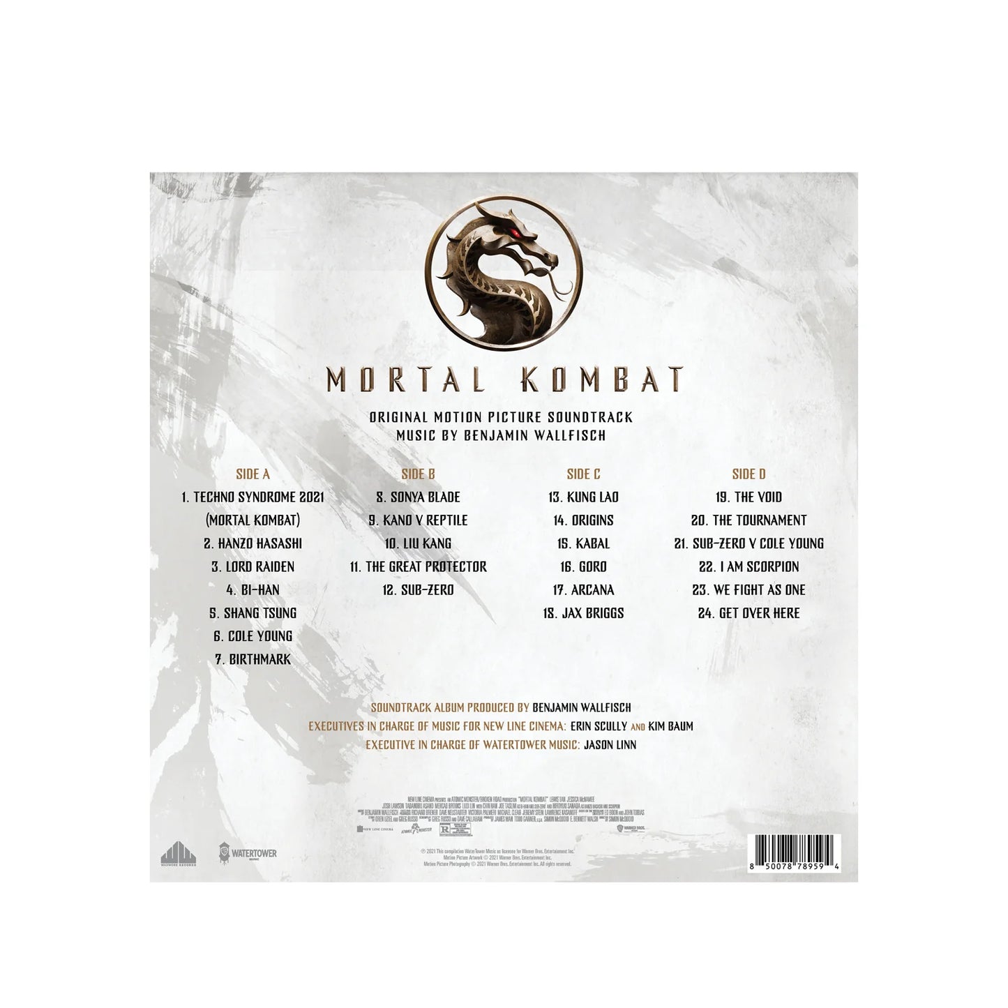MORTAL KOMBAT-VINYL SOUNDTRACK-WAXWORK
