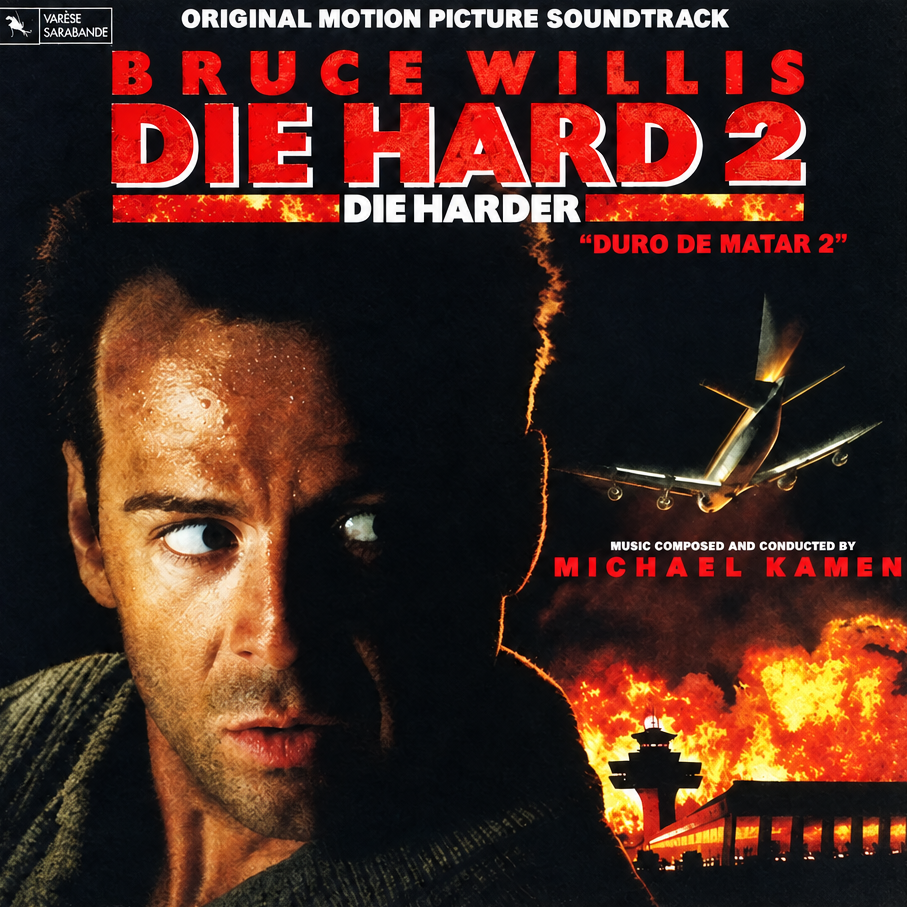 DIE HARD 2-DIE HARDER-VINYL ORIGINAL-MICHAEL KAMEN