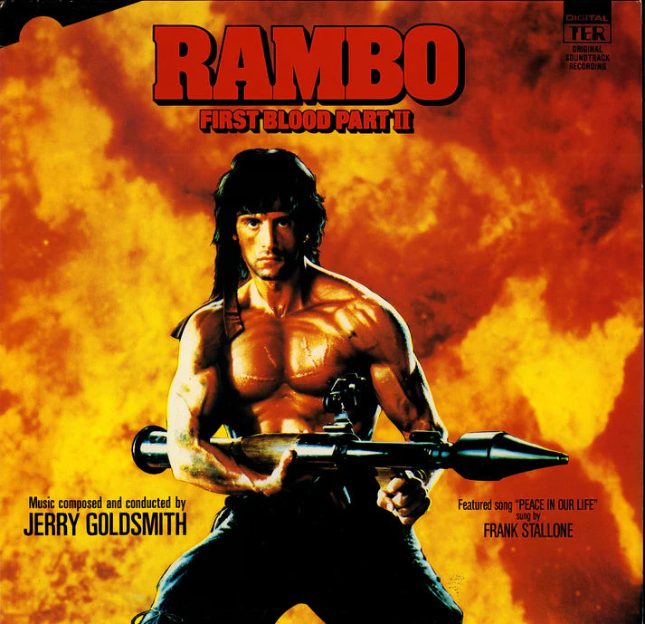 RAMBO:FIRST BLOOD PART II-JERRY GOLDSMITH -SOUNDTRACK VINYL LP