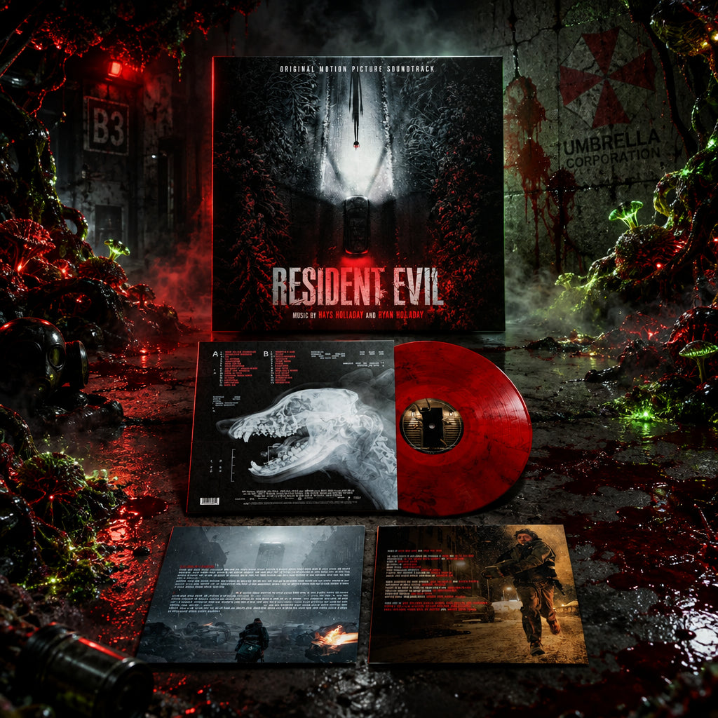RESIDENT EVIL-HAYS HOLLADAY,RYAN HOLLADAY-MOTION PICTURE SOUNDTRACK-VINYL RED AND SMOKE