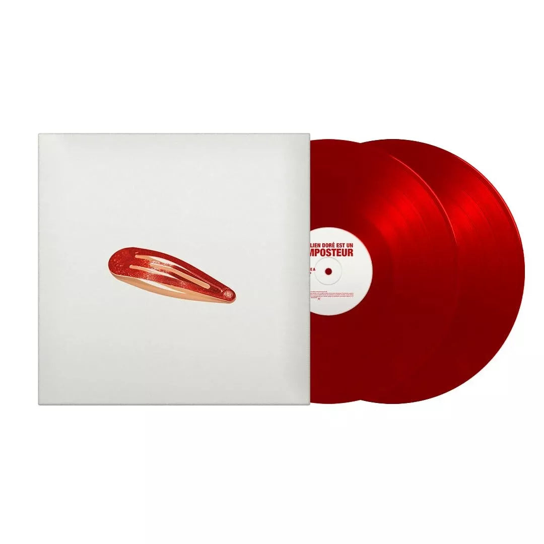 JULIEN DORE IMPOSTEUR EDITION COLLECTOR 2 VINYLES ROUGE