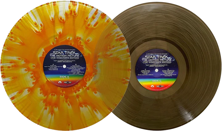 Star Trek -Vinyl Soundtrack-collector edition-2 vinyles couleur