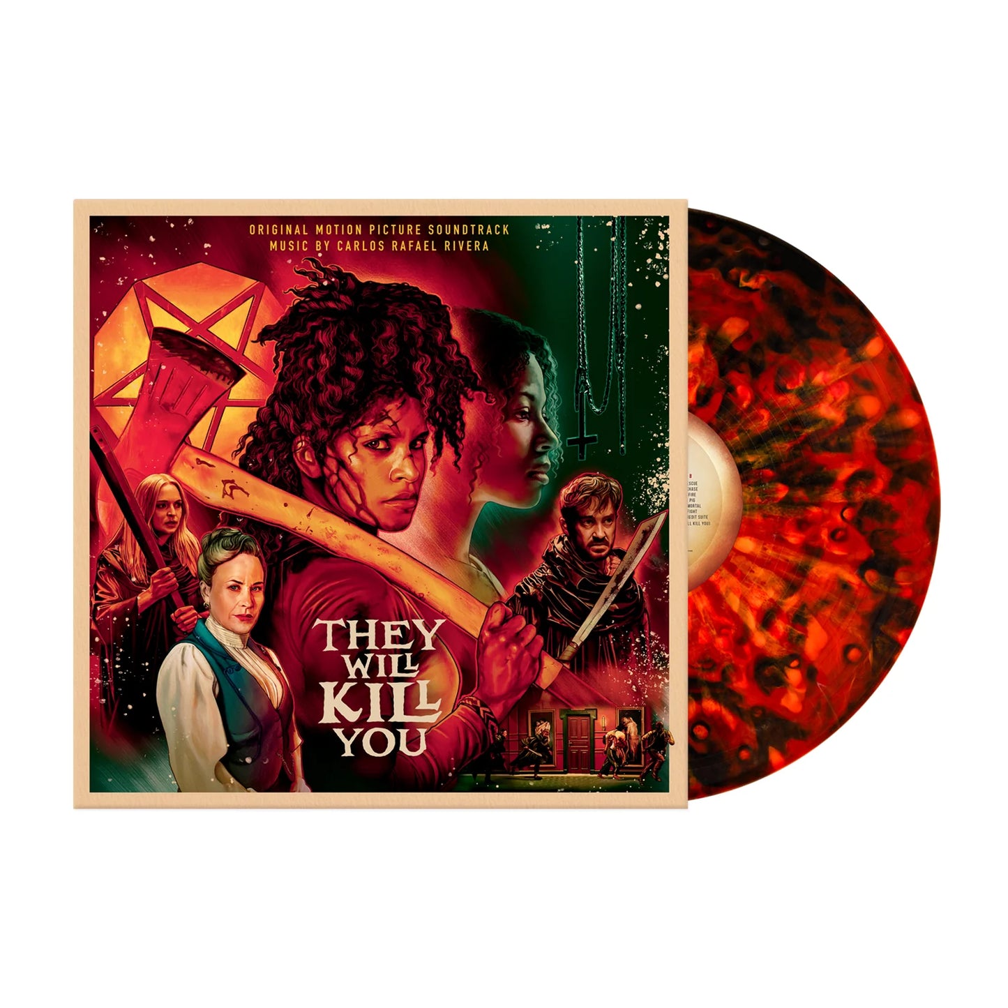 THEY WILL KILL YOU -MOTION PICTURE SOUNDTRACK-VINYL SATANIC SPLATTER