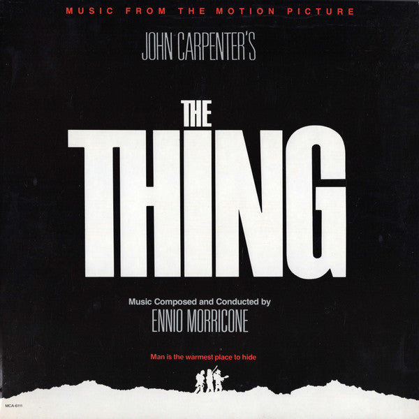 THE THING ENNIO MORRICONE-ORIGINAL MOTION PICTURE SOUNDTRACK
